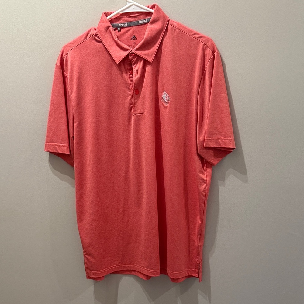 Adidas Louisville Golf Club Men's Pink/redPolo Shirt